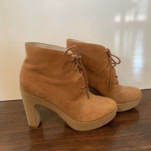 Michael Kors Tan Suede Booties size 6.5